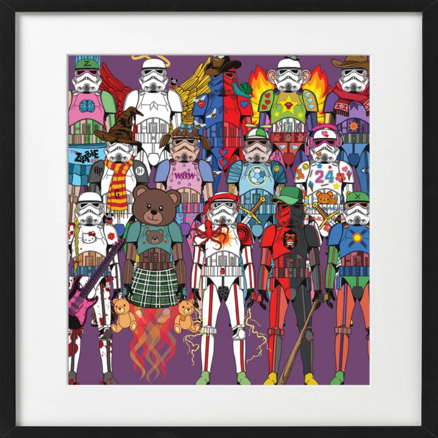 Bilde av Ronny Bank "TrooperLove 1" laget av Ronny Bank, popart kunst fra Galleri2b