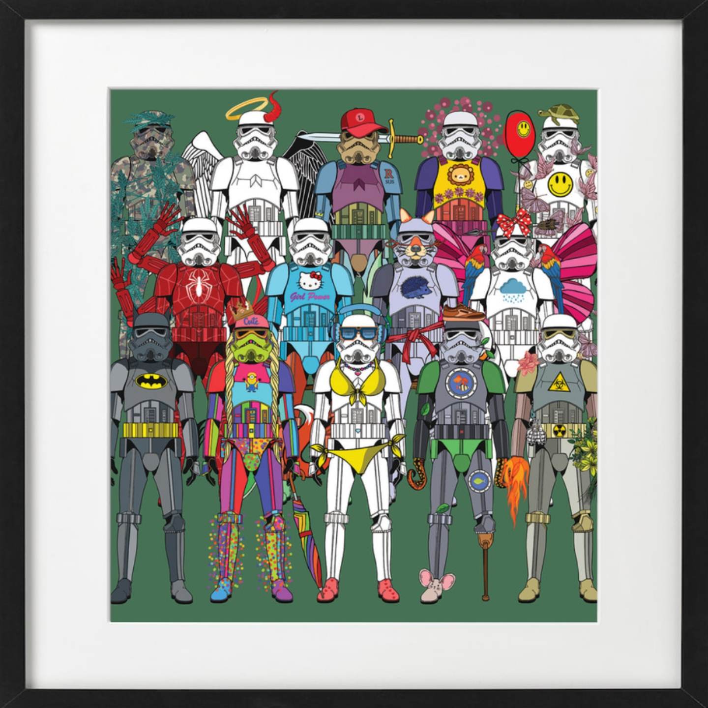 Bilde av Ronny Bank "TrooperLove 2" laget av Ronny Bank, popart kunst fra Galleri2b