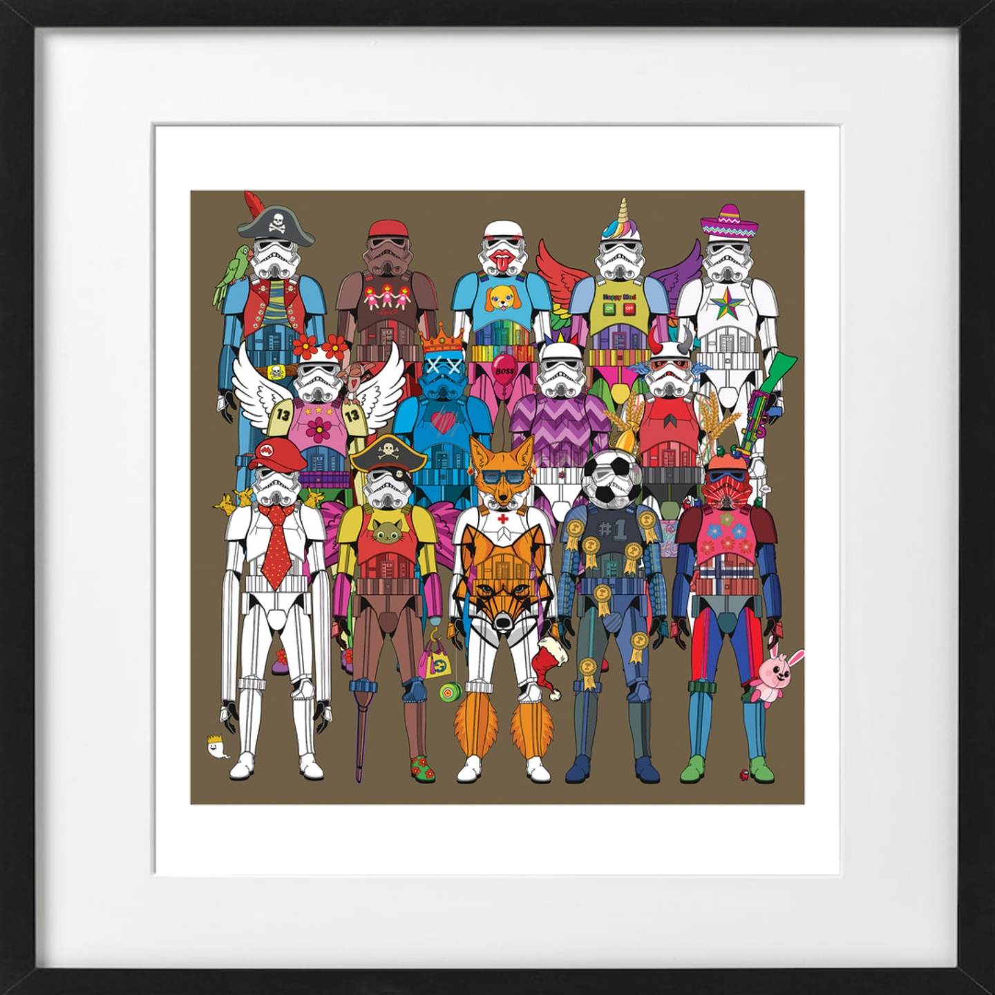 Bilde av Ronny Bank "TrooperLove 3" laget av Ronny Bank, popart kunst fra Galleri2b