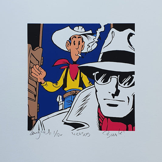 Bilde av Ronny Bank "Versus I" laget av Ronny Bank, popart kunst fra Galleri2b