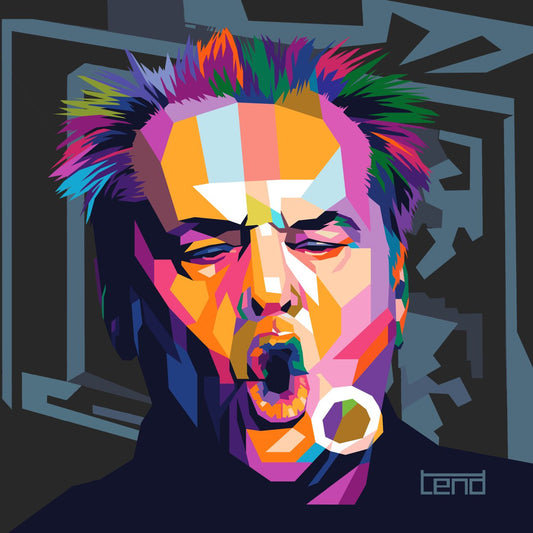Bilde av Torbjørn Endrerud "Jack Nicholson" laget av Torbjørn Endrerud, popart kunst fra Galleri2b