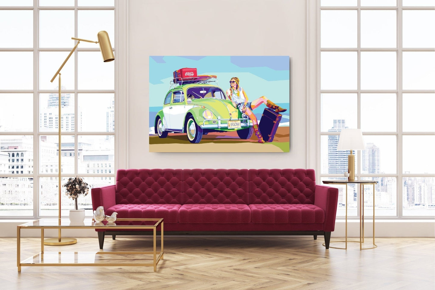 Bilde av Torbjørn Endrerud "Why Don´t We Do It In The Road" laget av Torbjørn Endrerud, popart kunst fra Galleri2b