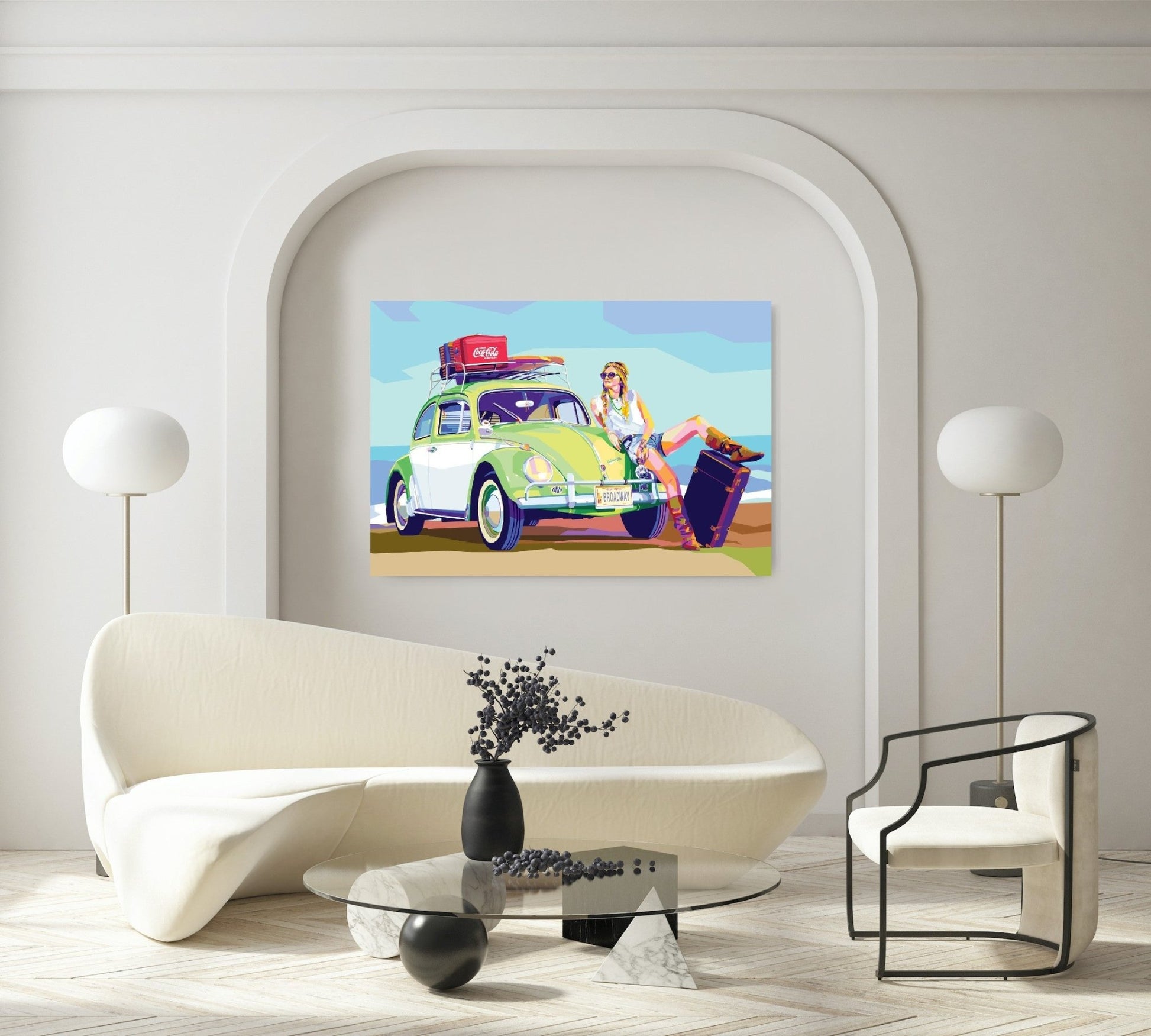 Bilde av Torbjørn Endrerud "Why Don´t We Do It In The Road" laget av Torbjørn Endrerud, popart kunst fra Galleri2b